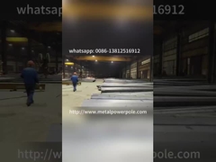 공장 주문 스틸 폴 라이트 폴 파워 폴 통신 폴 하이 폴 라이트