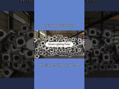 맞춤형 전기적인 외관 태양광 거리 라이트 폴 디자인