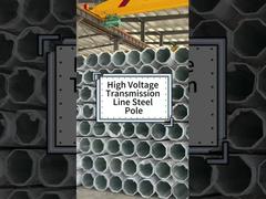 중국의 강철 전신주 공장: 에너지 산업의 원동력#PowerSteelPole#전력인프라