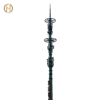 30m 핫 디프 젤바니제 전기통신 기둥 ASTM A572 GR65 강철