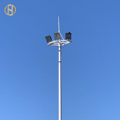 12각형 모양 높은 Mast 막대기는  등주 75FT 80FT를 활성화했습니다