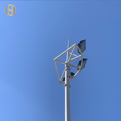 비 증명되는 유형 돛대 전등 기둥 높은 25M 30M 35M ISO 9001를 드는 강철