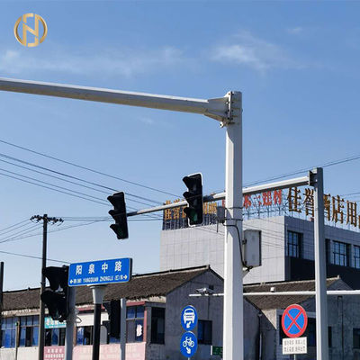 주요 거리를 위한 6M 8M CCTV 사진기 폴란드 감시 카메라 포스트 다각형 T 유형