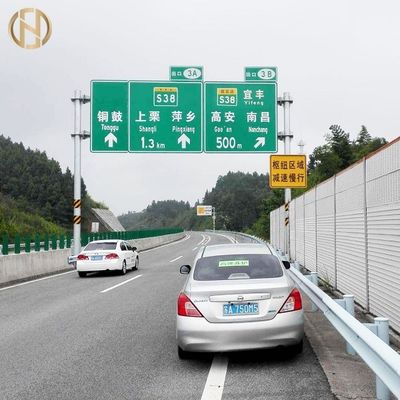 고온 침지는 8M RAL 색 Q235 도로 표지 막대기를 활성화했습니다