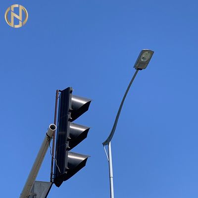 ASTM A123  Q345B는 가로등 고속도로 등주 스트레이트-암을 이끌었습니다