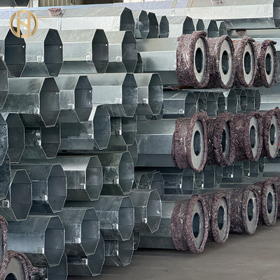 주문 9M 10M 12M Hot Dip Galvanized Concrete Electric Pole 33KV Steel Tower Pole for Power Distribution Equipment online manufacture
