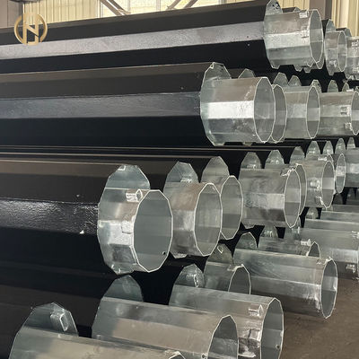 주문 9M-30M Galvanized Steel Electric Pole 110Kv Power Transmission Steel Tubular Towers & Accessories online manufacture