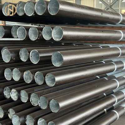 주문 맞춤형 Q355 핫 디프  Galvanized Swaged 스틸 폴 6m 9m 12m 계단 전기 유틸리티 폴 거리 조명 및 전력 전송 online manufacture