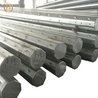 주문 8각형 활성화한 파워 폴대  강철 이송 폴 70FT 75FT 90FT online manufacture