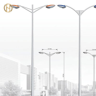 주문 싱글 혹은 더블 팔을 가진 직류 전기를 통한 태양 가로등 폴란드/전등 기둥/램프 강철 포스트 online manufacture