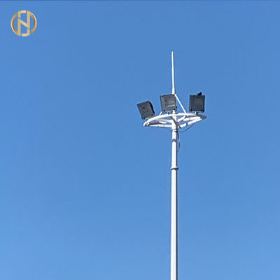 주문 Q420 철강 19각형 높은 Mast 램프 기둥 20M 30M 35M 40M online manufacture