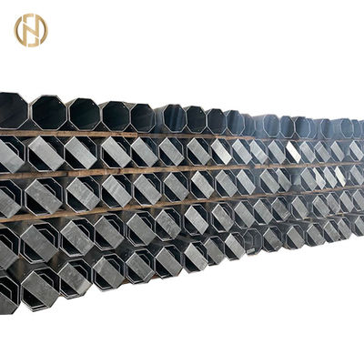 주문 관 강철 전송 폴란드 800daN 8KN ASTM 572 Gr65가 12M에 의하여 40ft 직류 전기를 통했습니다 online manufacture