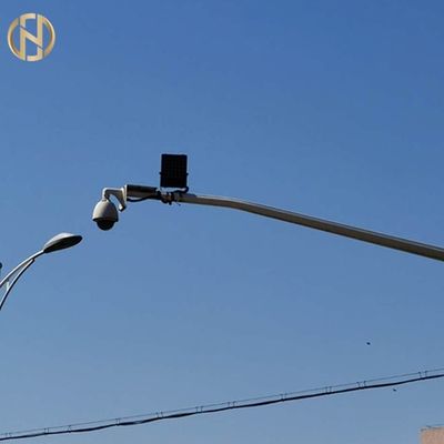 주문 막대기 이음새가 없는 강철을 탑재하는 SGS Q345 8M 보안 CCTV 카메라 online manufacture