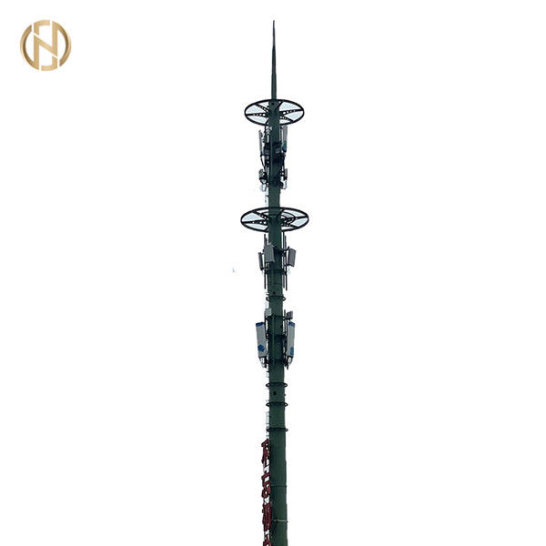 30m 핫 디프 젤바니제 전기통신 기둥 ASTM A572 GR65 강철