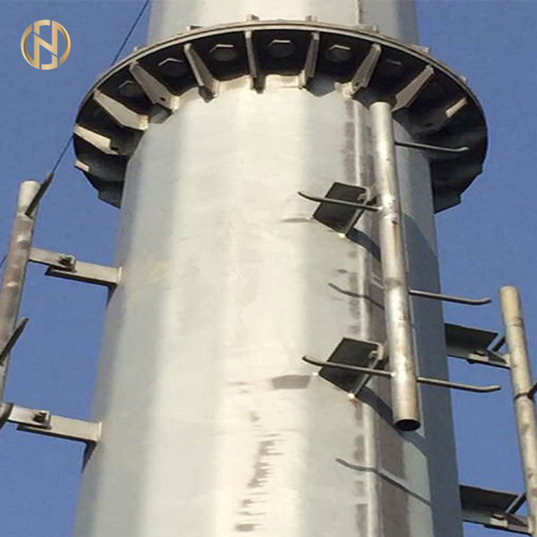 입히는 80FT 90FT 100FT 120FT 원거리 통신 포스트 녹색 분말