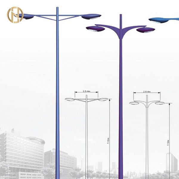 가로등 극이 직업적인 제조자에 의하여 3M 4M 5M 6M 7M 8M 9M 10M 직류 전기를 통했습니다