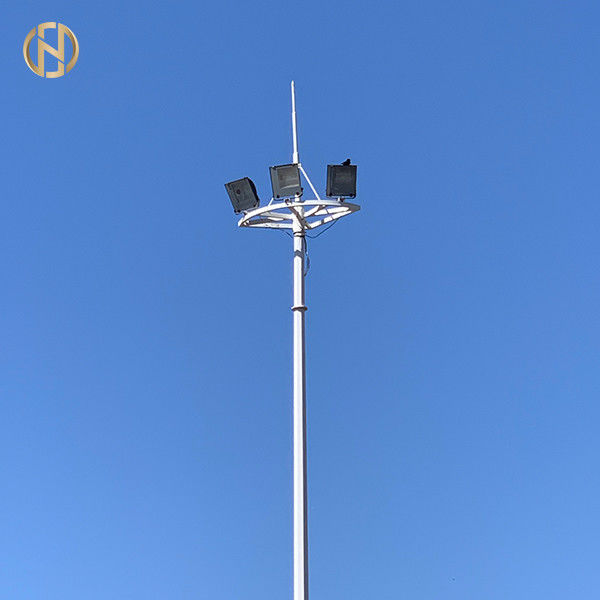 12각형 모양 높은 Mast 막대기는  등주 75FT 80FT를 활성화했습니다