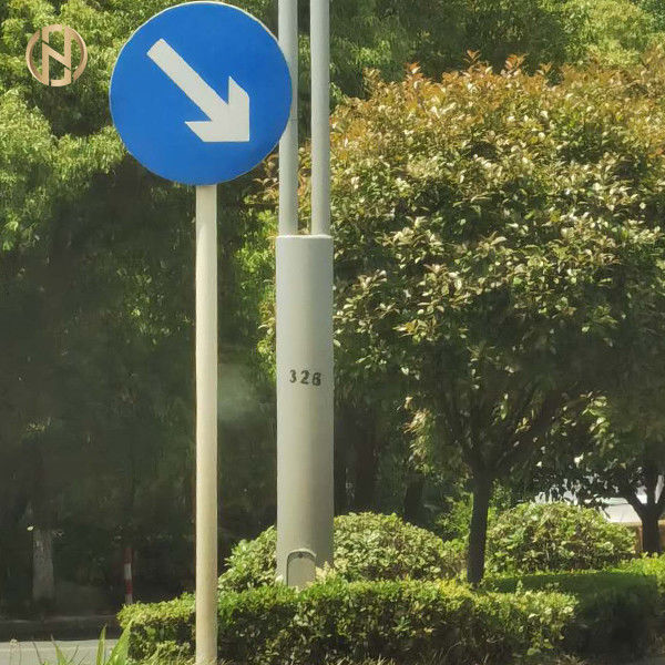 분말 코팅과 3M Q460 GR65 가로 표지판 막대기