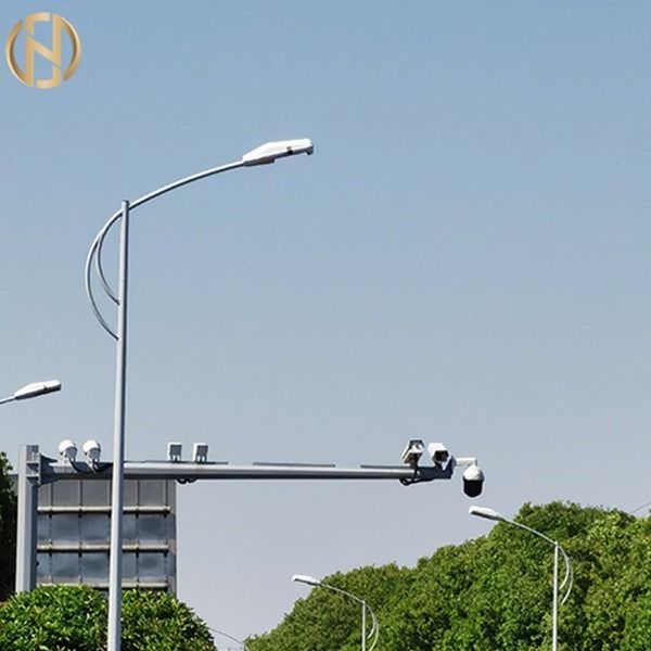 ASTM A123  Q345B는 가로등 고속도로 등주 스트레이트-암을 이끌었습니다