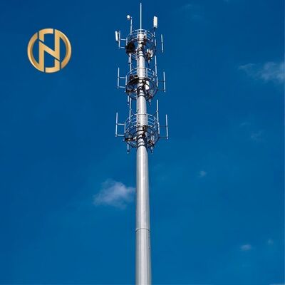 FUTAO 핫 세일 30m 진열제철봉 모노폴; 5G 베이스 스테이션용 중량 통신 타워 안테나 마스트
